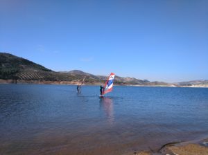 Windsurf en el Lago de Andalucía